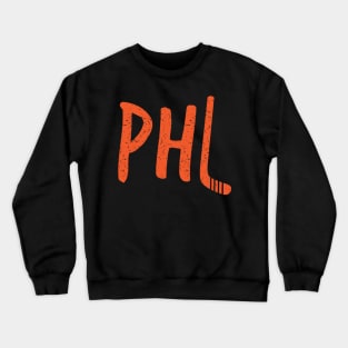 Retro Philadelphia Hockey Stick Tee Shirt Crewneck Sweatshirt